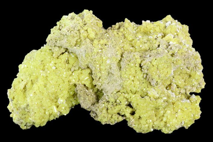 Sulfur Crystal Cluster on Matrix - Nevada #129752